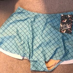 Kortni Jeane ruffle swim skirt NWT size small